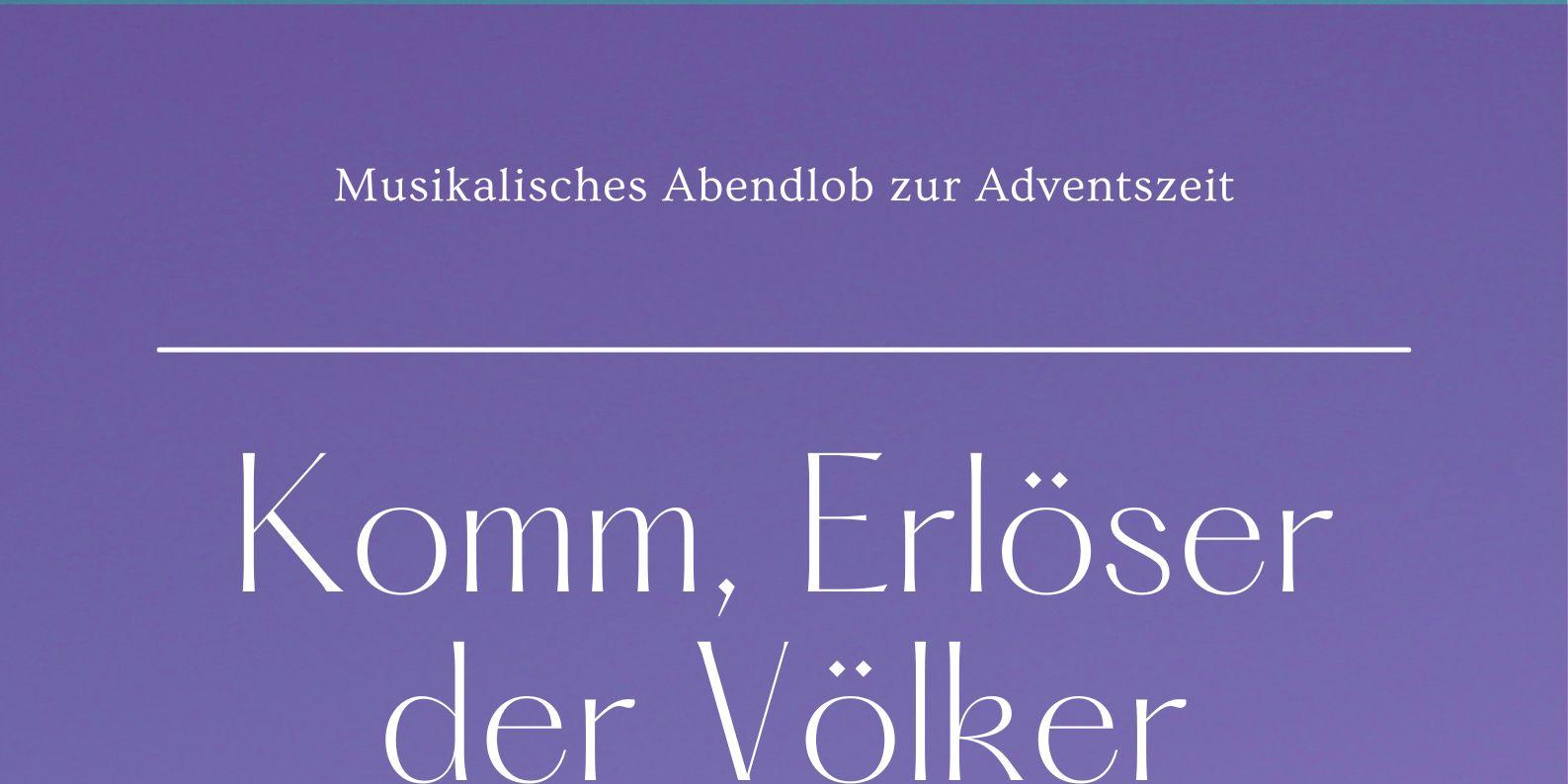 Adventliches Abendlob_20261128 (c) Dayoung Kang Adventliches Abendlob_20261128